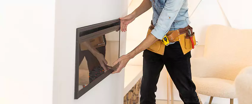 Metal Fireplace Installation in Brampton, Ontario